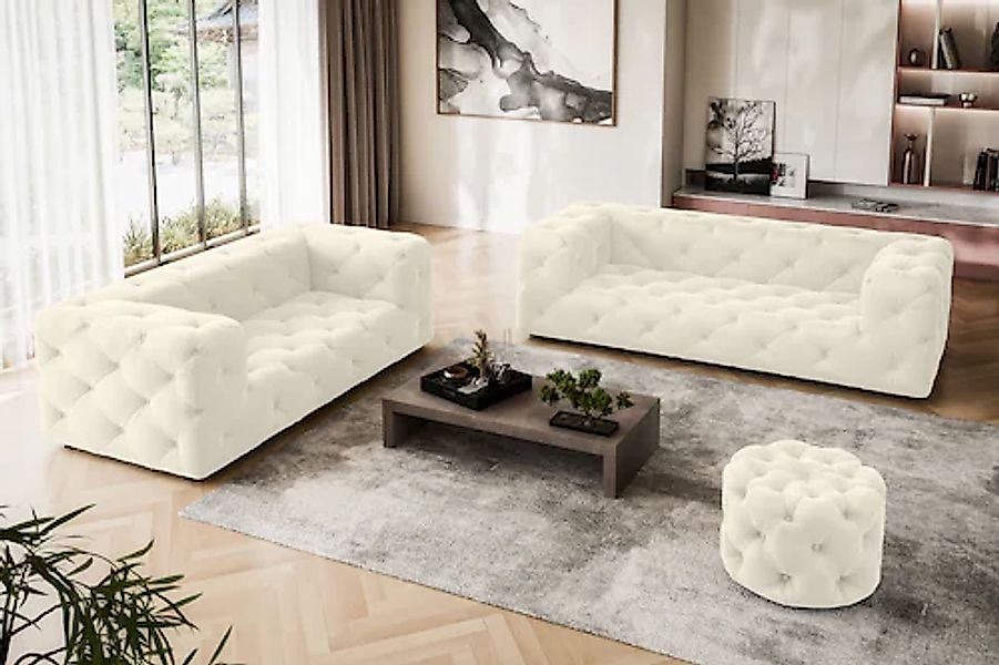 Home affaire 2-Sitzer »FOLLINA« 2-Sitzer Sofa mit klassischer Chesterfield- günstig online kaufen