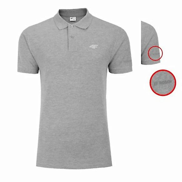 BOSCH T-Shirt Poloshirt 4F logo BOSCH grau (L) günstig online kaufen