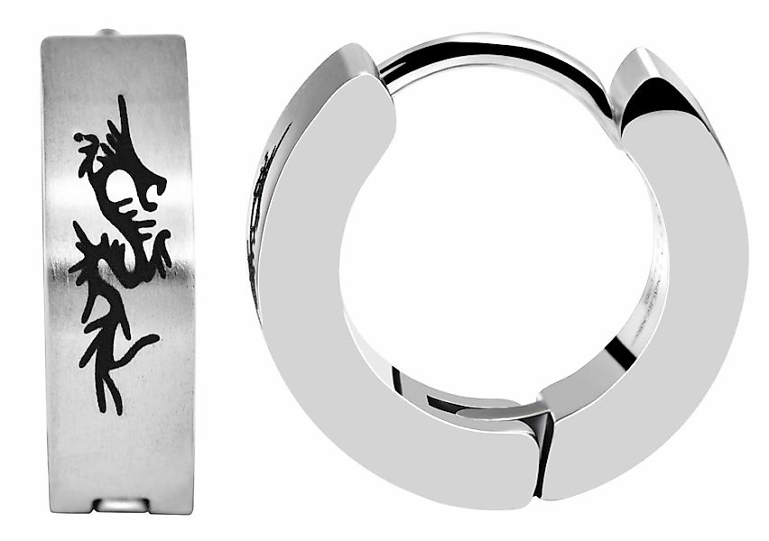 Adelia´s Klappcreolen "Damen Ohrringe – Klappcreole aus Edelstahl" Zum Vers günstig online kaufen