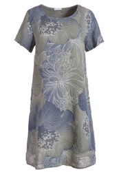 PEKIVESSA Sommerkleid Leinenkleid knielang mit kurzen günstig online kaufen