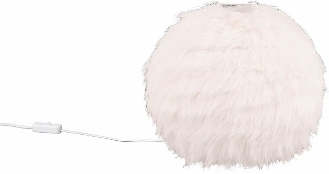 REALITY Leuchten Schreibtischlampe »FURRY, Tischleuchte m. Plüsch Lampensch günstig online kaufen