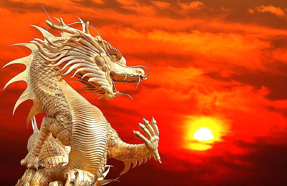 Papermoon Fototapete "Chinesischer Drache" günstig online kaufen