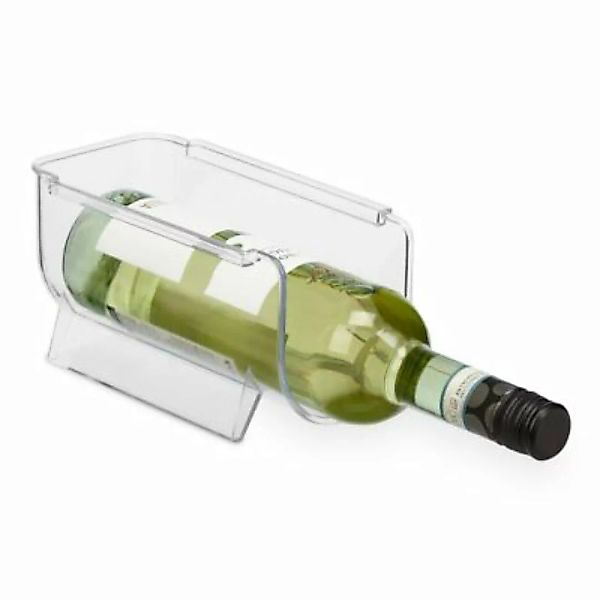relaxdays Kühlschrank Flaschenablage stapelbar transparent günstig online kaufen