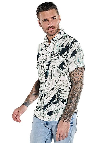 emilio adani Kurzarmhemd Herren Hemd kurzarm, Hellgruen günstig online kaufen