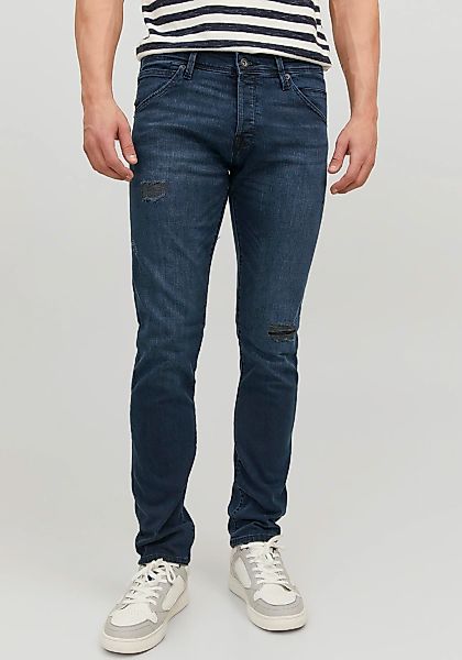 Jack & Jones Slim-fit-Jeans "JJIGLENN – Slim-Fit-Jeans mit niedriger Leibhö günstig online kaufen