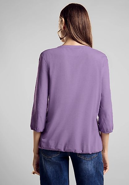 STREET ONE 3/4-Arm-Shirt, aus reiner Baumwolle günstig online kaufen