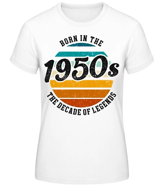 1950 The Decade Of Legends · Frauen Basic T-Shirt günstig online kaufen