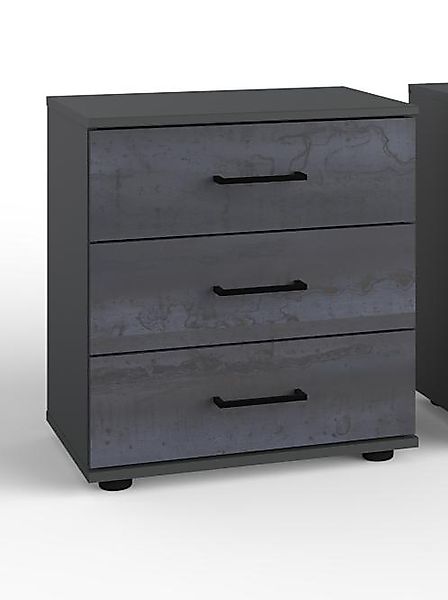 Nachtschrank KOPENHAGEN von Wimex schwarz günstig online kaufen