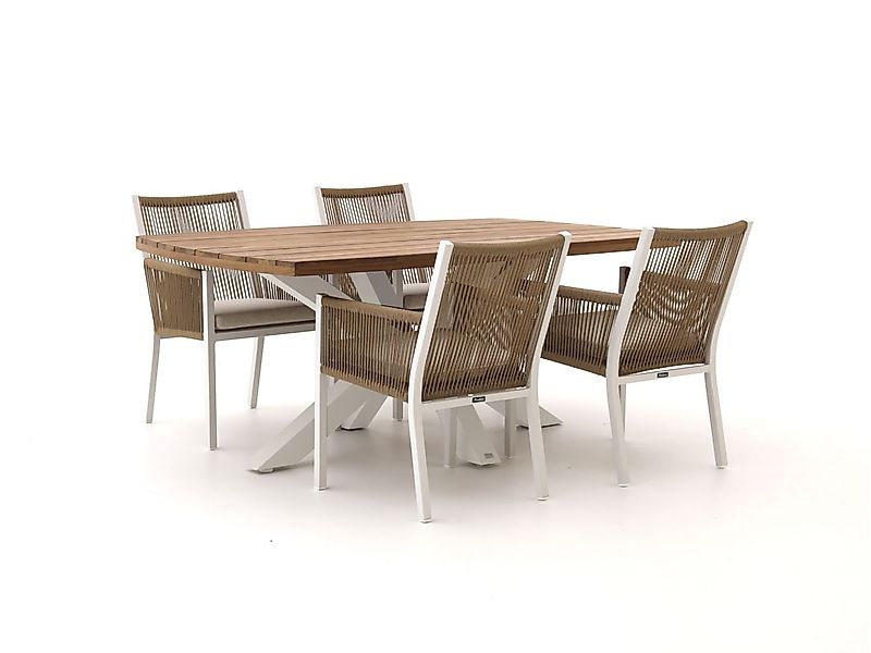 Manifesto Rivola/Induno dänisch oval 180 cm Gartenmöbel-Set 5-teilig günstig online kaufen