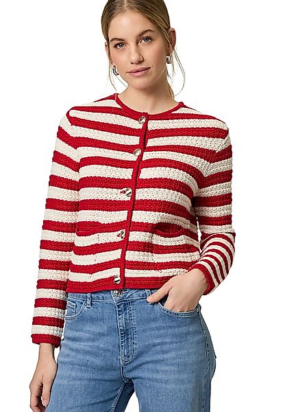 Zero Strickjacke zero Strickjacke mit Streifen günstig online kaufen