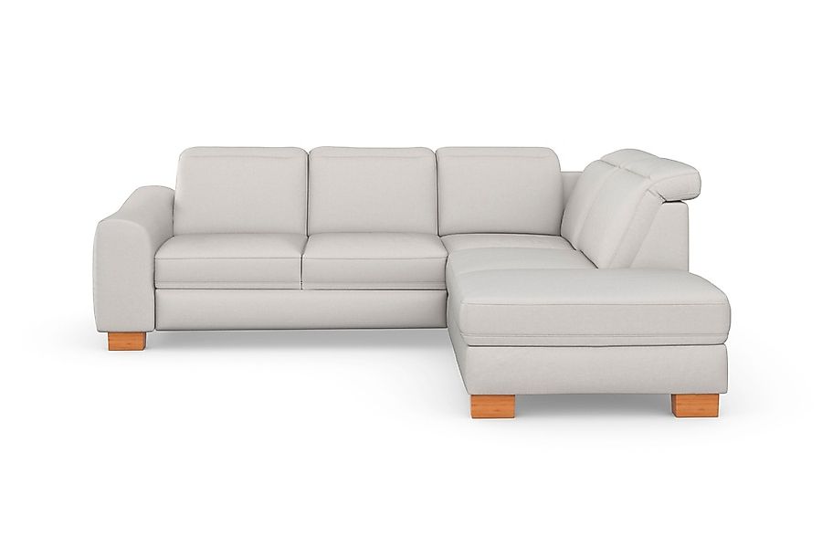 sit&more Ecksofa »Dundee L-Form« mit Federkern und Massivholzfüßen, wahlwei günstig online kaufen