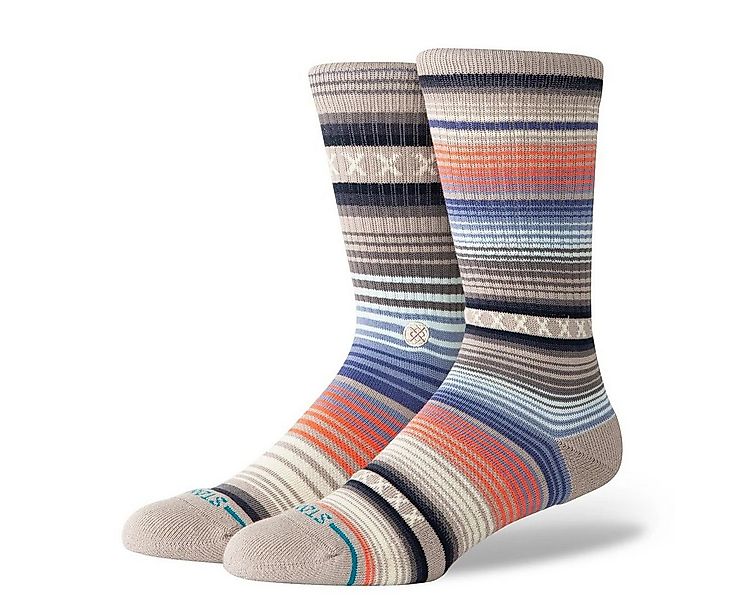 Stance Socken Tagessocke Crew Curren Staple grau - 1 Paar günstig online kaufen
