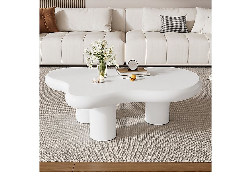 REDOM Couchtisch Kreativer Wohnzimmertisch aus MDF mit Filzauflage (Wohnzim günstig online kaufen