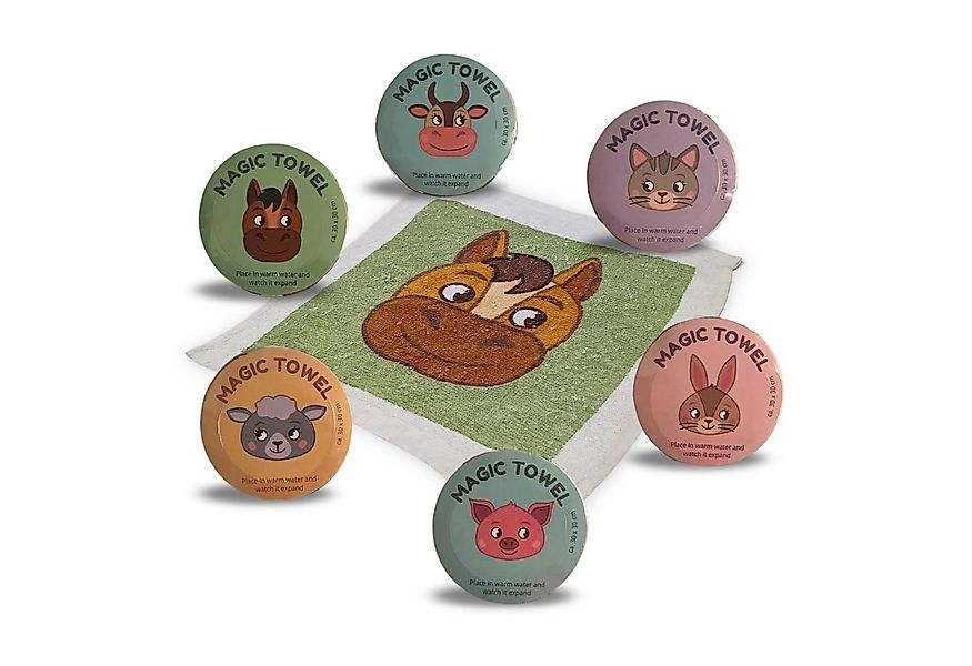 Bada Bing Handtuch Set Magisches Handtuch Kinder Zauberhandtuch Bauernhof T günstig online kaufen