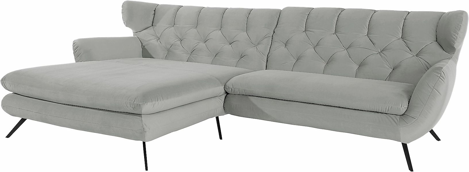 3C Candy Ecksofa "Beatrice Designsofa in moderner Retrooptik, bequem und ex günstig online kaufen