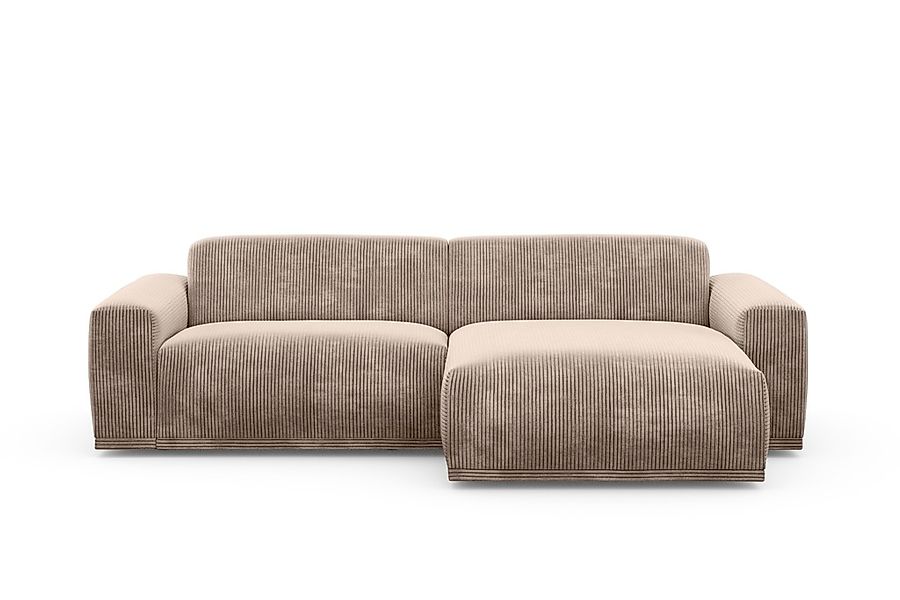 TRENDMANUFAKTUR Ecksofa »Braga, mit hochwertigem Kaltschaum, L-Form, in Cor günstig online kaufen