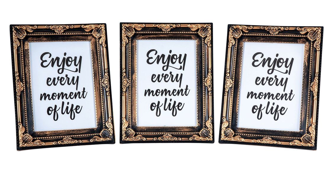 Levandeo® Bilderrahmen, 3er Set Fotorahmen 13x18 günstig online kaufen