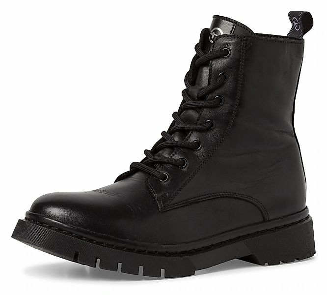 Tamaris Schnürboots, Schnürstiefelette, Chunky Boots mit logobedruckter Anz günstig online kaufen