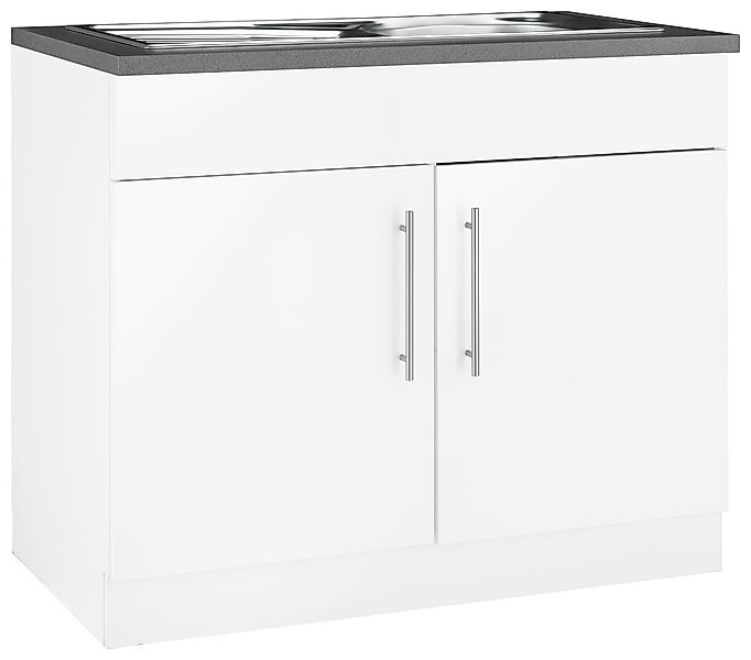 wiho Küchen Spülenschrank »Cali« 100 cm breit günstig online kaufen