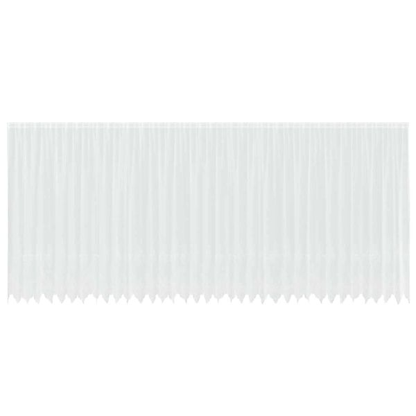 vidaXL Spitzenvorhang mit Vorhängen Weiß 900x200cm Polyester 4107962 günstig online kaufen