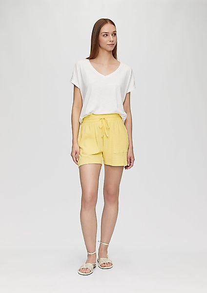 QS Shorts Kurze Hose aus Waffel-Piqué günstig online kaufen