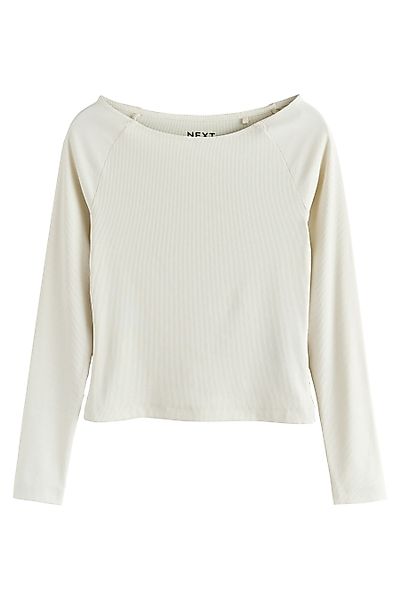 Next Blusenshirt Langarmoberteil mit offenem U-Boot-Ausschnitt günstig online kaufen