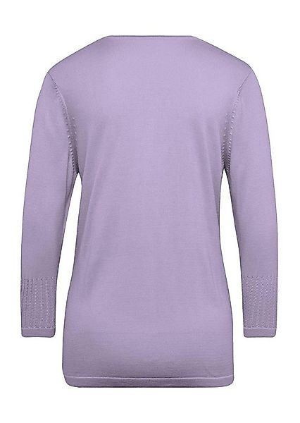 GOLDNER 3/4 Arm-Pullover Kurzgröße: Ajour-Pullover mit Durchbrüchen günstig online kaufen