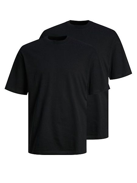 Jack & Jones Rundhalsshirt JJEBRADLEY TEE SS O-NECK 2PK MP NOOS (2-tlg) günstig online kaufen