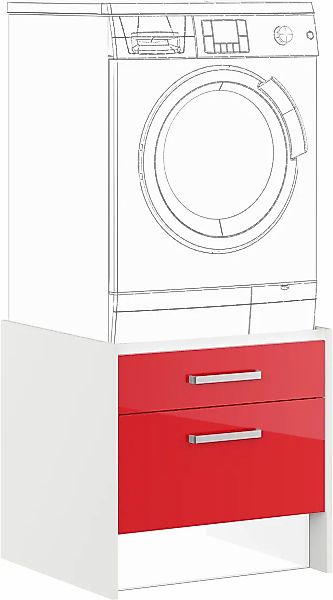 IMPULS KÜCHEN Waschmaschinenumbauschrank »"Turin", Breite/Höhe: 64/61,5 cm, günstig online kaufen