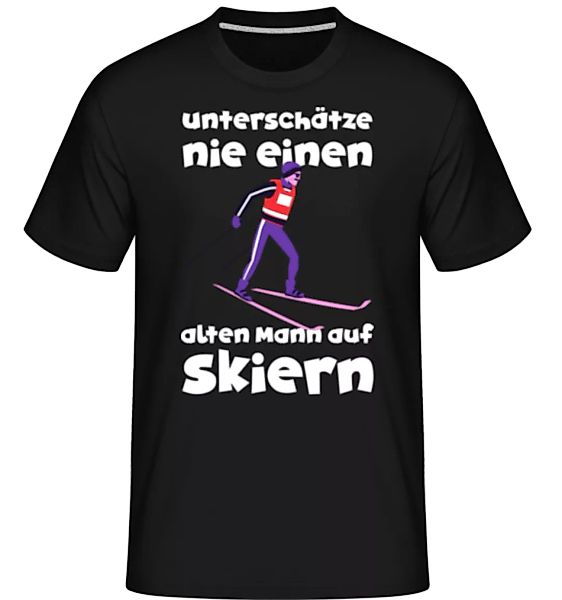 Alter Mann Auf Skiern · Shirtinator Männer T-Shirt günstig online kaufen