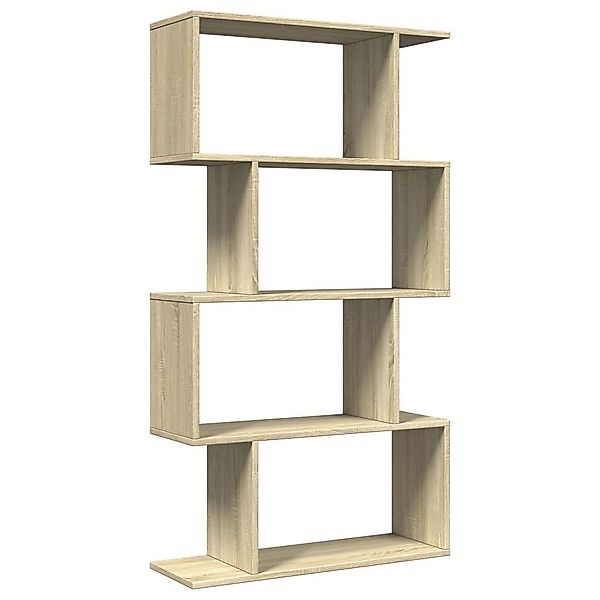 vidaXL Bücherregal Raumteiler-Bücherregal 4 Böden Sonoma-Eiche günstig online kaufen
