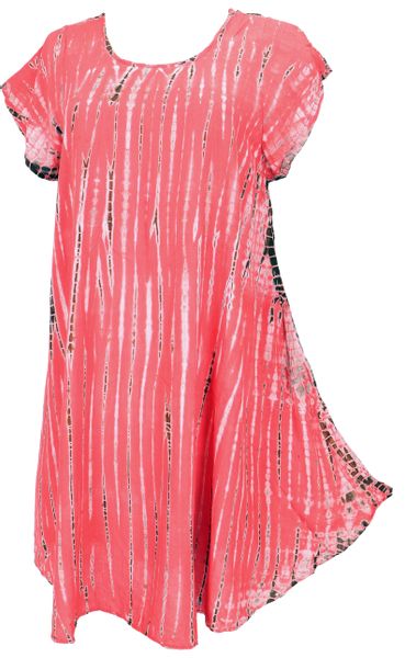 Guru-Shop Midikleid Batik Tunika, Midikleid, Strandkleid, günstig online kaufen