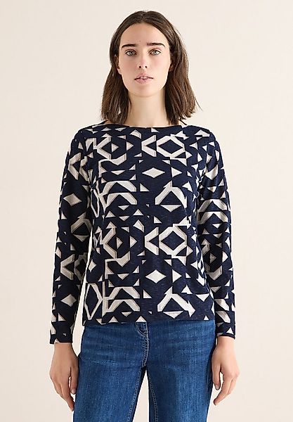 CECIL Langarmshirt mit U-Boot-Ausschnitt günstig online kaufen