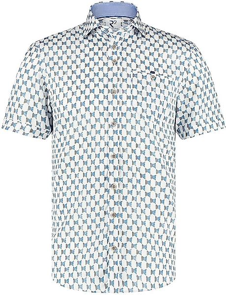 R2 Hemd Shortsleeve Mehari Doors Blau - Größe 39 günstig online kaufen