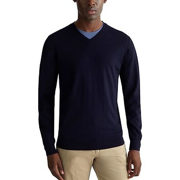 Liu Jo  Pullover Dunkelblauer Pullover mit V-Ausschnitt günstig online kaufen