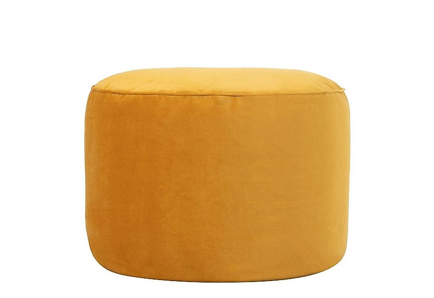 icon Pouf XL aus Plüschsamt „Milano“, mit Füllung günstig online kaufen