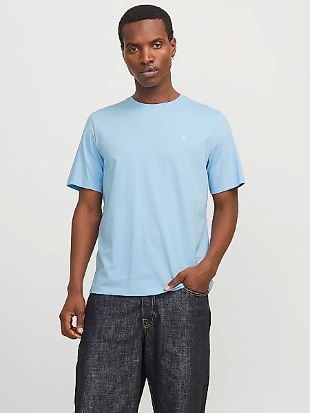 Jack & Jones Rundhalsshirt JJEPAULOS TEE SS CREW NECK NOOS mit Logo Sticker günstig online kaufen