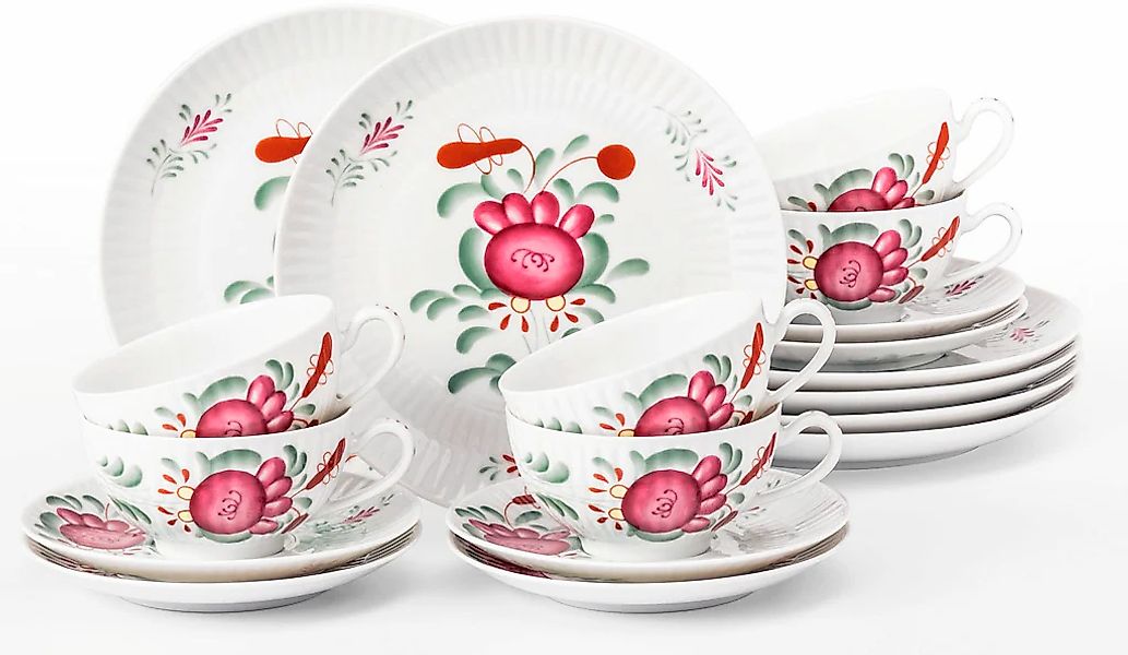 Seltmann Weiden Teeservice "Geschirr-Set, 18 Teile, Amina Ostfiesenrose, kl günstig online kaufen