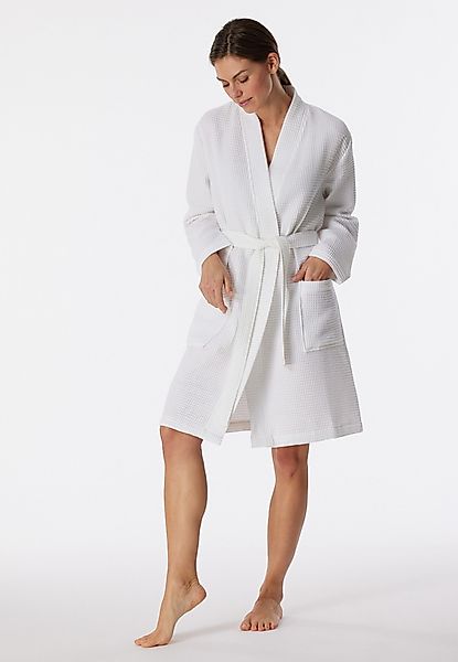 Schiesser Damenbademantel "Original Classics", Midilänge, Baumwolle, günstig online kaufen