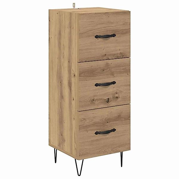 vidaXL Sideboard Artisan-Eiche 34 x 34,5 x 90 cm Holzwerkstoff 881550 günstig online kaufen