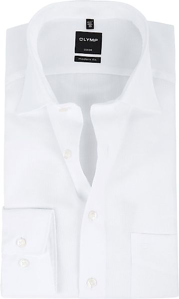 OLYMP Luxor Hemd Modern Fit Weiß - Größe 48 günstig online kaufen