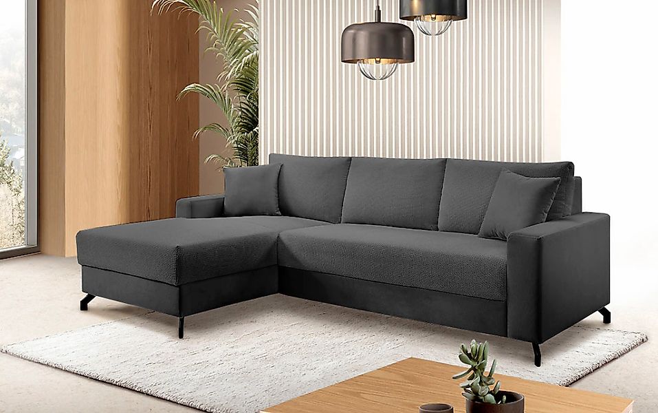 exxpo - sofa fashion Ecksofa "Quattro schlicht & zeitlos, bequem, L-Form, B günstig online kaufen