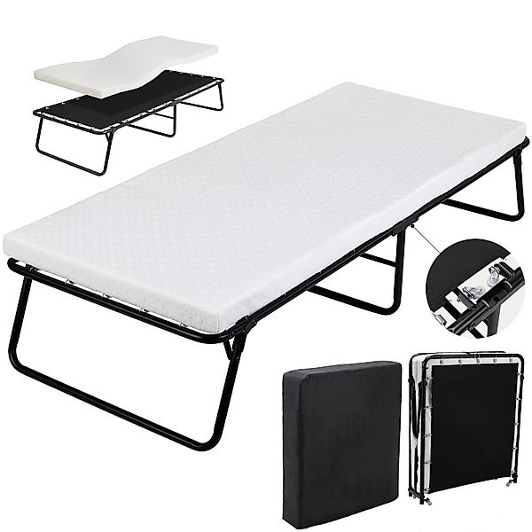 TLGREEN Klappbett Reisebett, Metallbett, Erwachsene Gästebett günstig online kaufen