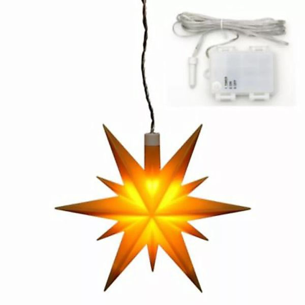 DEKOHELDEN24 Adventssterne aus Kunststoff inkl. LED Beleuchtung und 6h Time günstig online kaufen