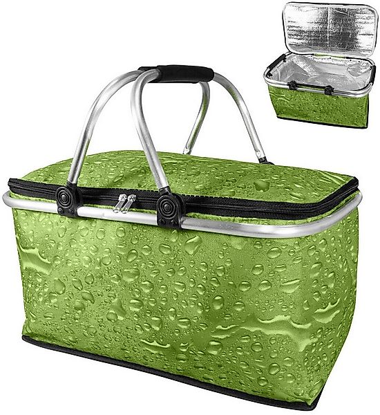 Ebaxx Einkaufskorb Alu Thermo Korb Klapp Kühltasche faltbar Picknick Campin günstig online kaufen