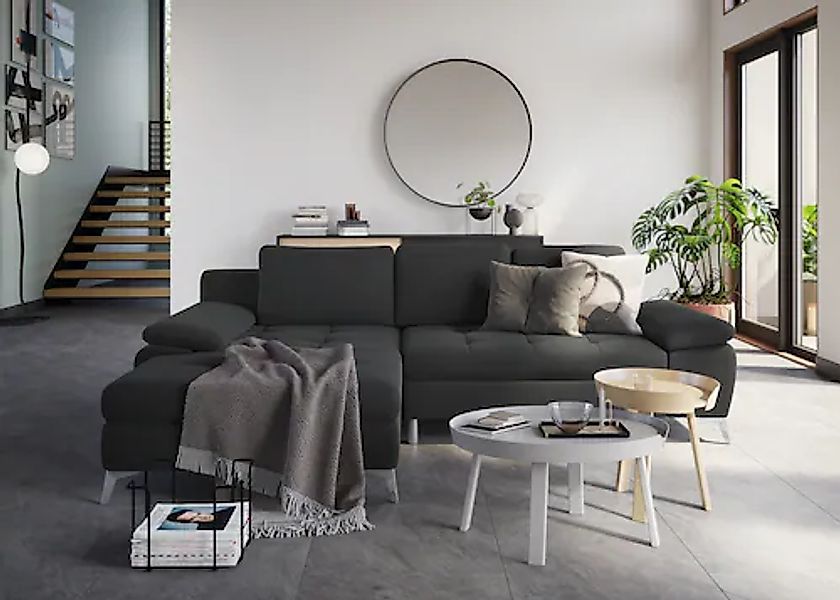 sit&more Ecksofa »Latigo L-Form« mit Recamiere, wahlweise mit Bettfunktion günstig online kaufen