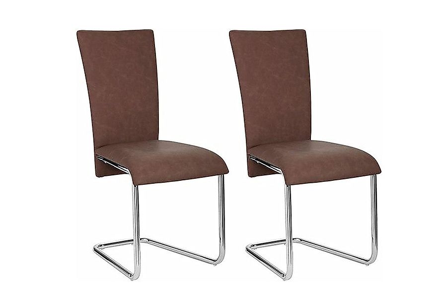 riess-ambiente Freischwinger MODENA braun · Freischwinger-Stühle aus Kunstl günstig online kaufen