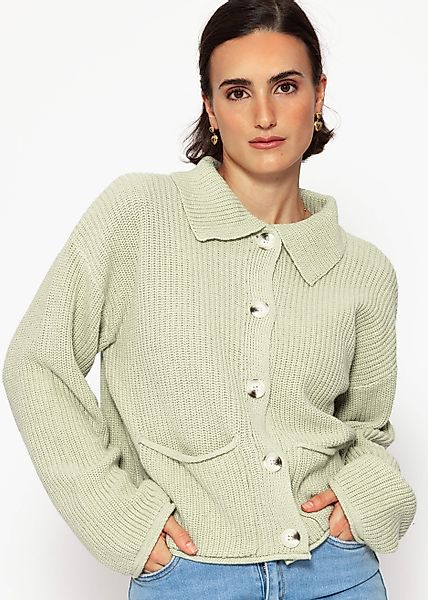 SASSYCLASSY Cardigan Oversize Strickjacke Damen mit günstig online kaufen