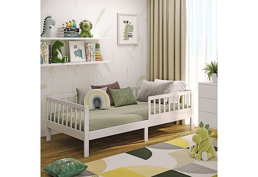 CADANI Kinderbett Nik - abnehmbarer Rausfallschutz - bis 200 kg belastbar ( günstig online kaufen