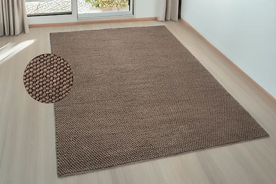 LeGer Home by Lena Gercke Wollteppich »Ainhoa, handgewebt, Wolle«, rechteck günstig online kaufen